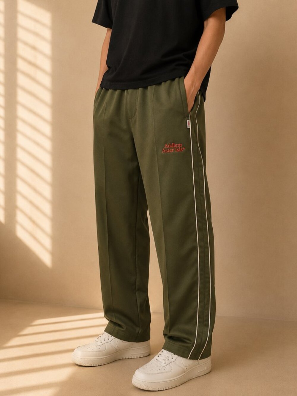 Adidem‎ Asterisks Track Pants Olive Green NWT (Men’s XL)